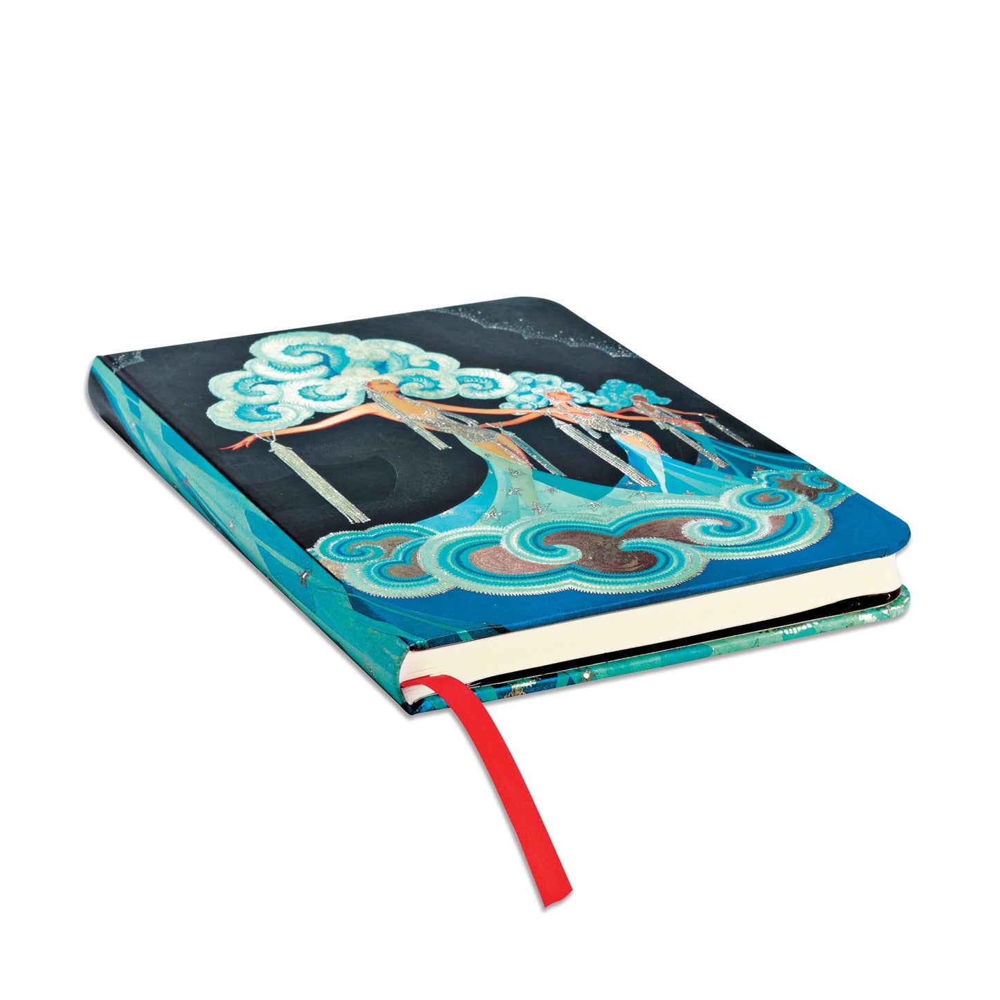 PIUME - Diario Paperblanks A RIGHE - Formato Midi- Chiusura con Fascia Elastica 176p