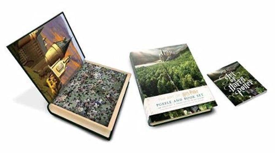 Set di libri e puzzle L'arte di Harry Potter (Book Box) Insight Edition