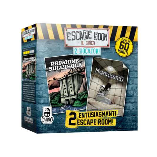 Escape Room 2 giocatori : Prigione sull' Isola e Manicomio