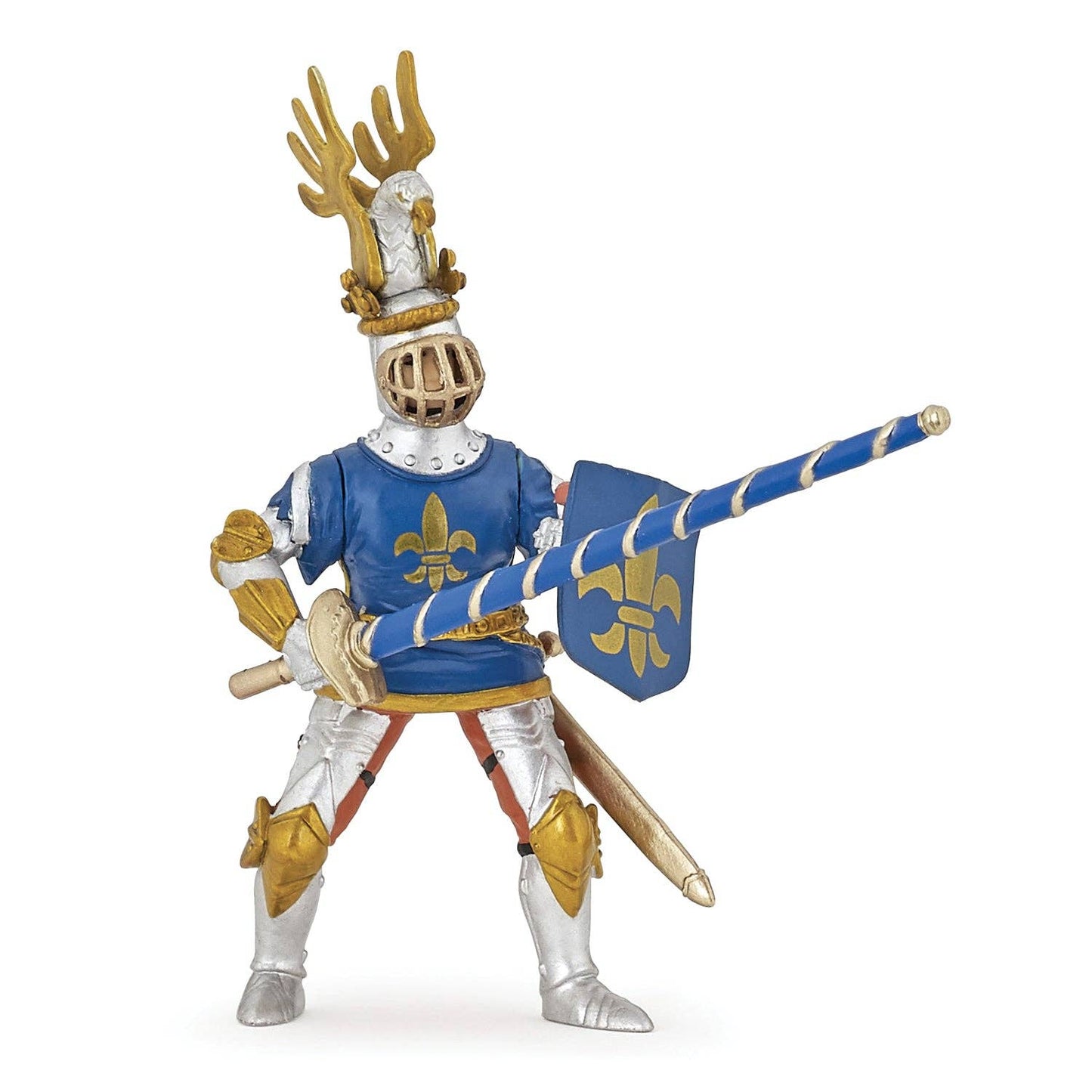 Statuetta Cavaliere Blu con giglio