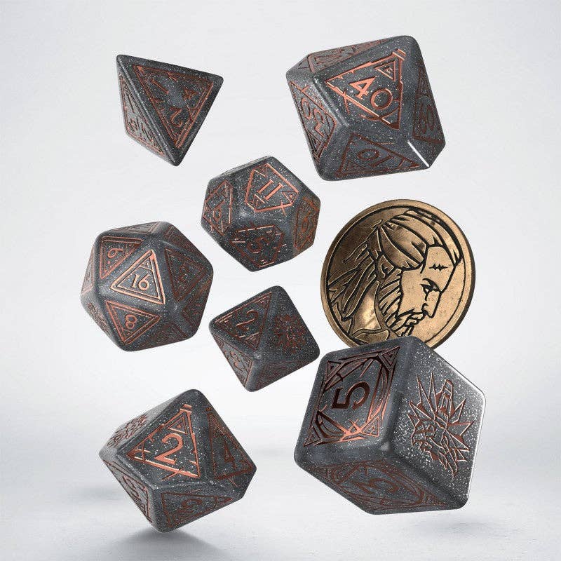Set di Dadi The Witcher. Geralt Q-WORKSHOP