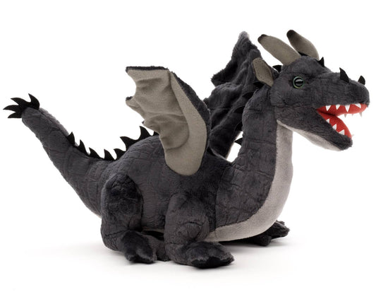 Drago grigio - 34 cm (lunghezza) - Peluche