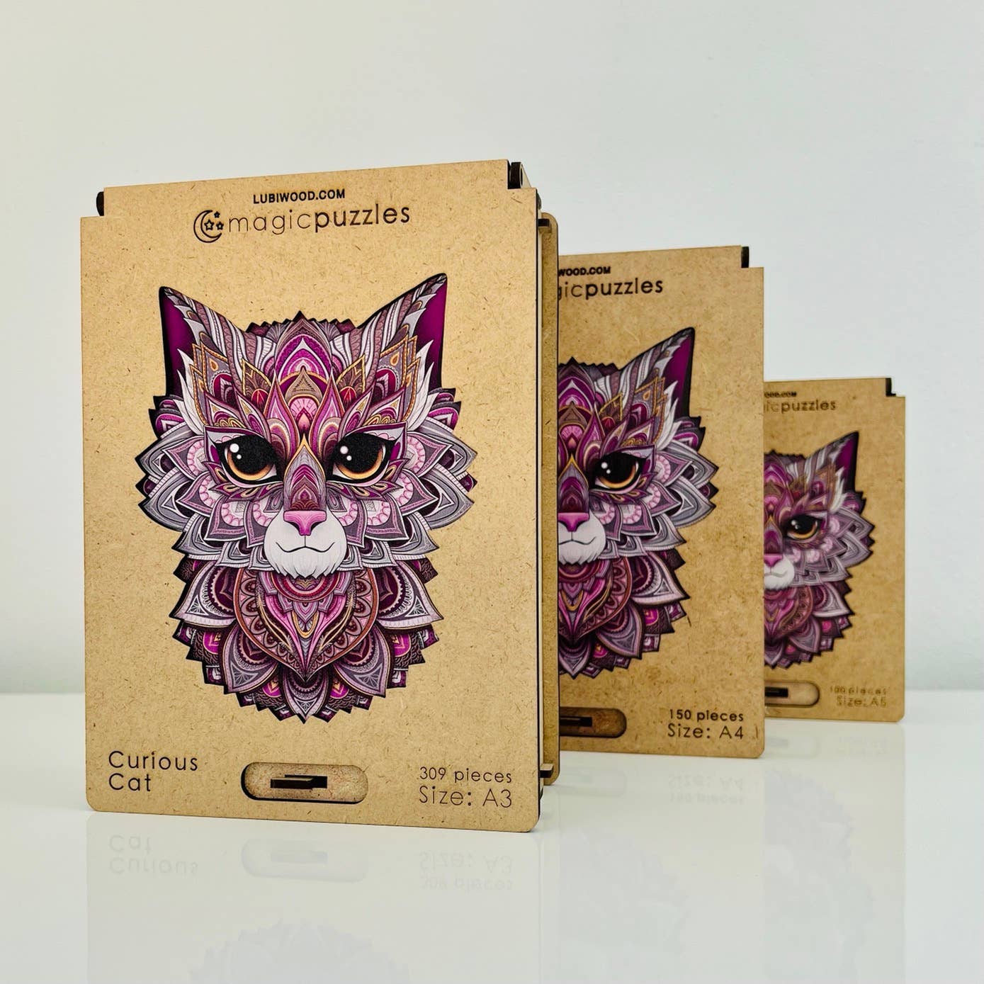 Curious Cat Jigsaw A4 Premium Box