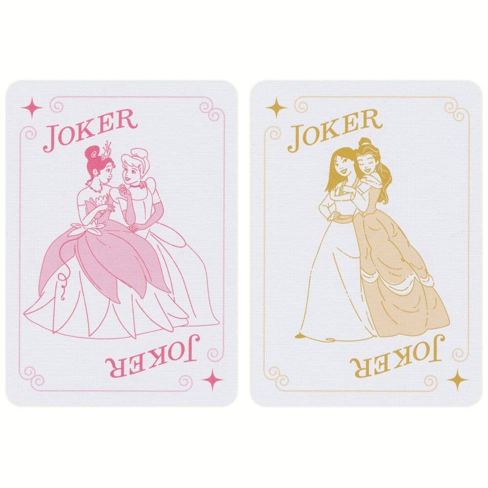 Carte da gioco Bicycle Disney Princess blu navy