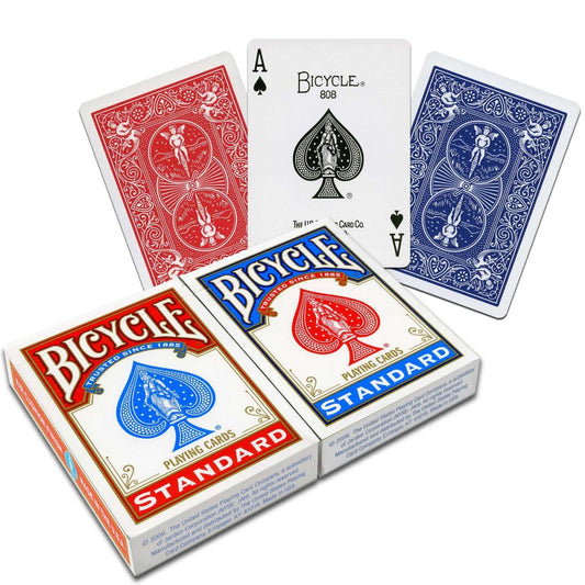Carte standard per ciclisti, 2 mazzi, blu e rosse