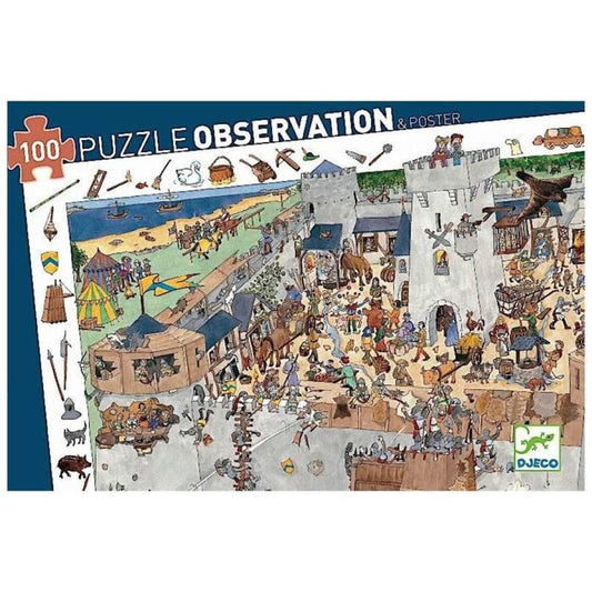 Puzzle Observation - il Castello (puzzle e cerca trova) - Djeco