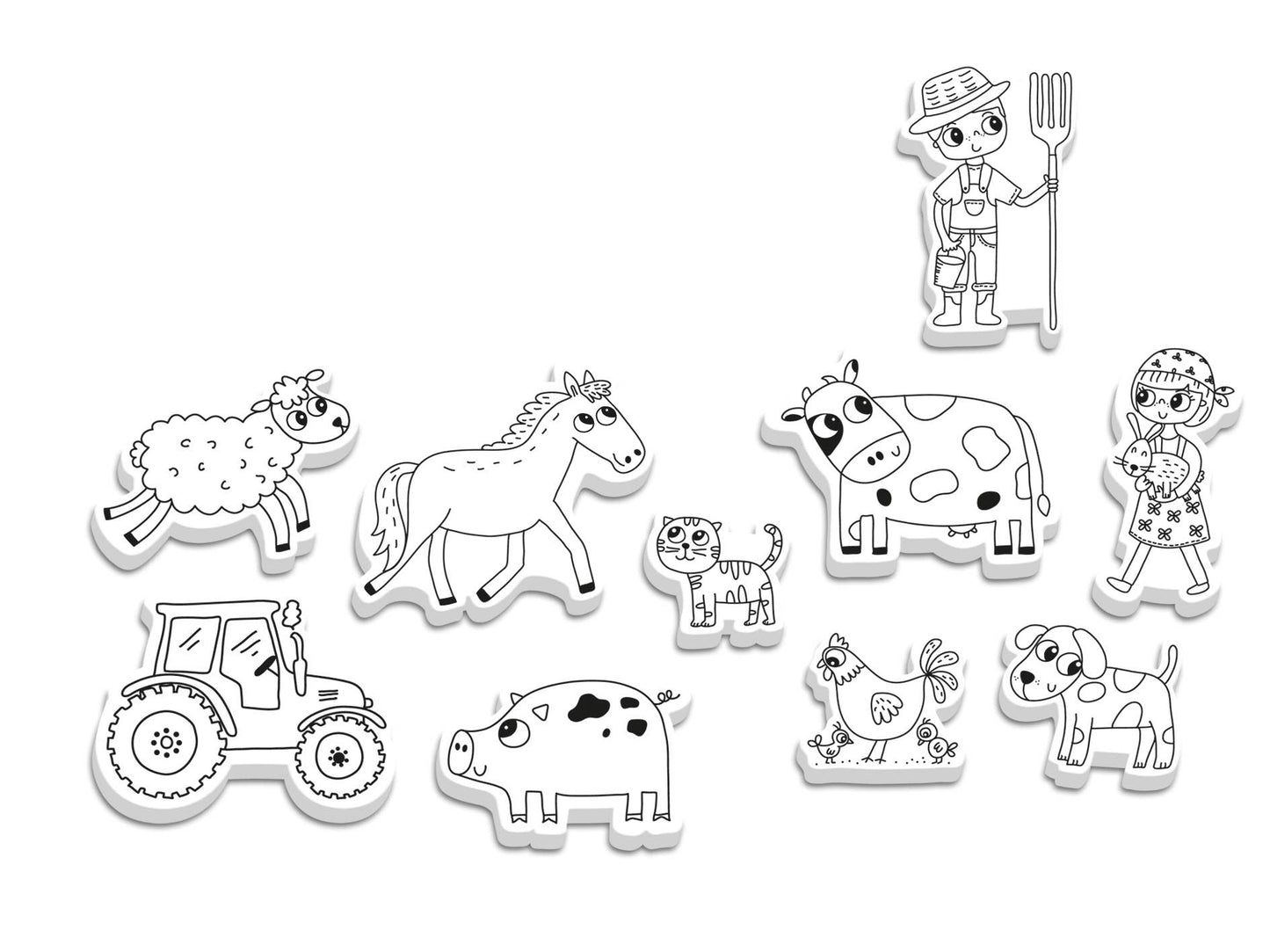 Personaggi da timbrare: My Little Farm
