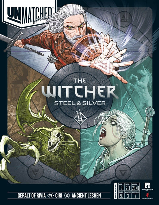 Unmatched Witcher Steel & Silver - Edizione italiana
